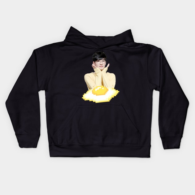 Wonwoo egg | Seventeen Kids Hoodie by ichigobunny